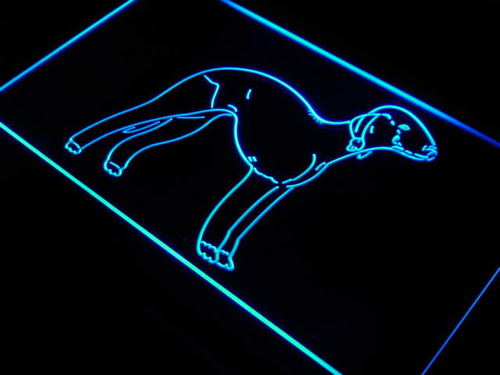 Bedlington Terrier Dog Pet Shop Neon Light Sign